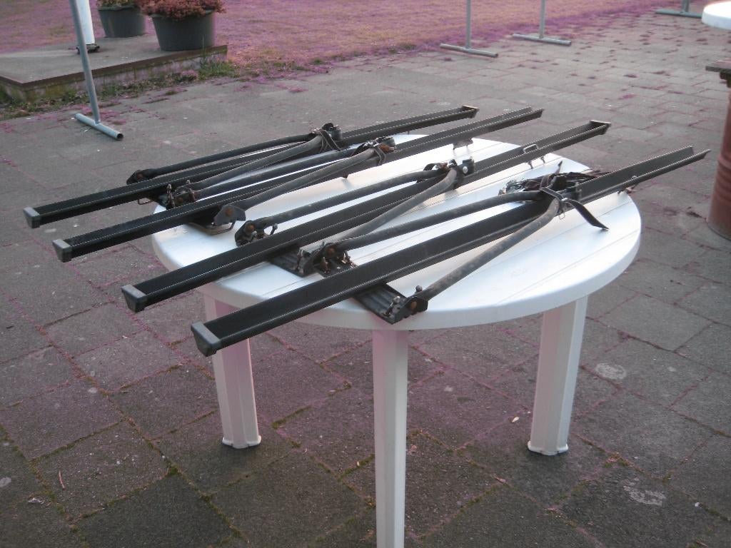 te koop 4 enkele fietsendragers, Auto diversen, Fietsendragers, Ophalen, 1 fiets, Gebruikt, Trekhaakdrager