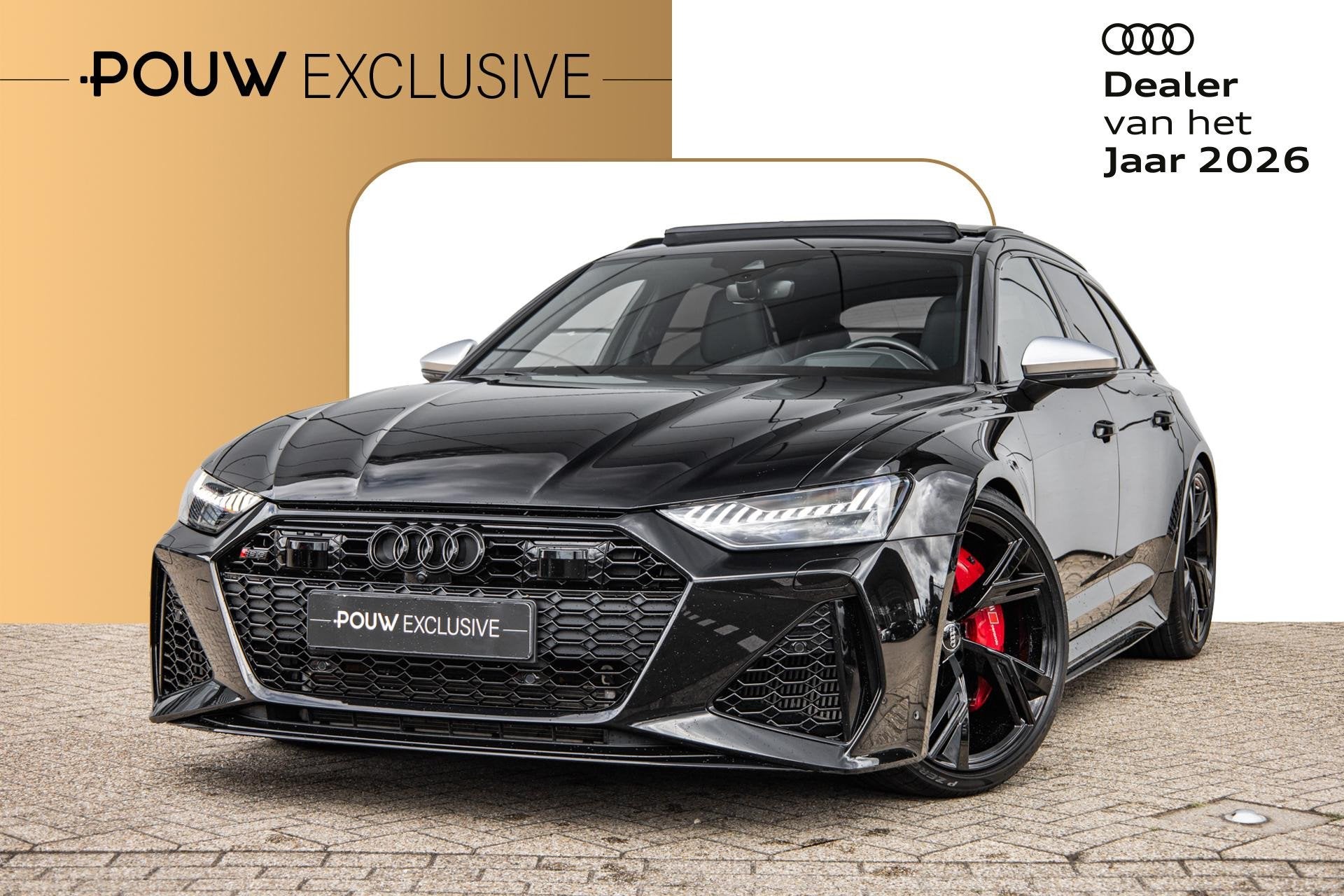 Audi RS 6 Avant TFSI 600pk quattro | B&O | Panoramadak | Ker, Auto's, Automaat, Gebruikt, Leder, Lichtsensor