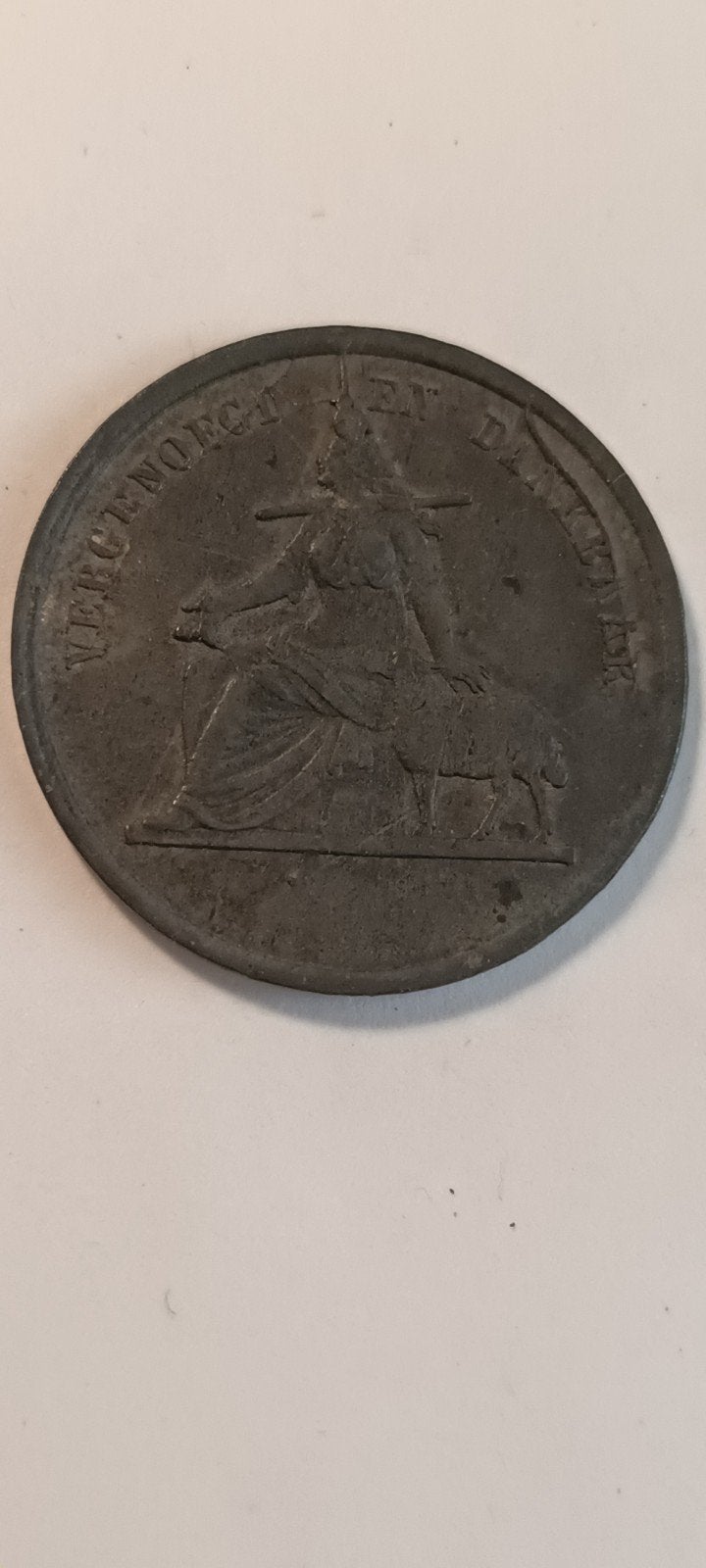 Zeldzame Broodpenning Diakonie Amsterdam 1834, Postzegels en Munten, Ophalen of Verzenden