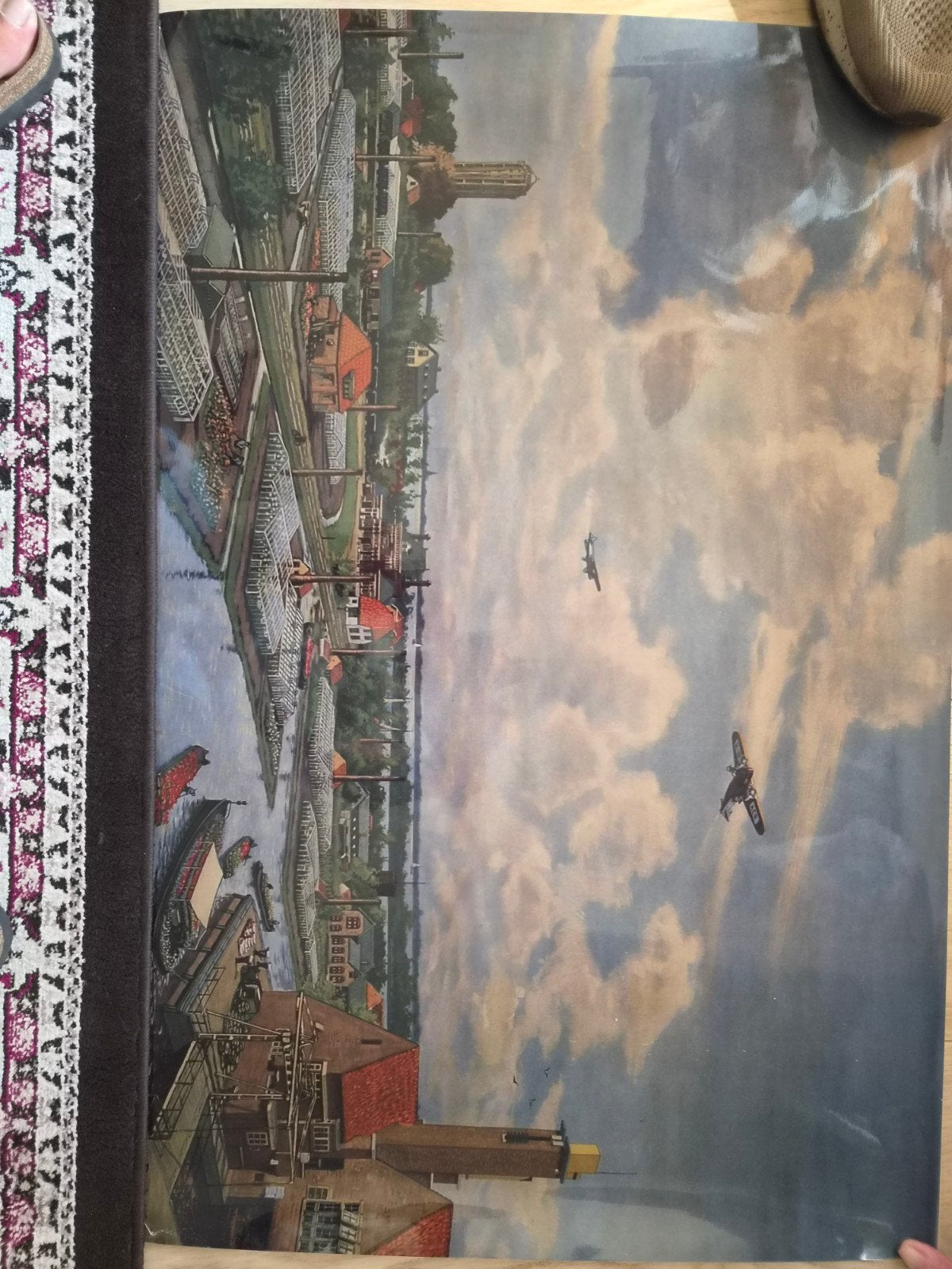 Historisch poster Aalsmeer, Ophalen, Rechthoekig Liggend, Zo goed als nieuw, A1 t/m A3