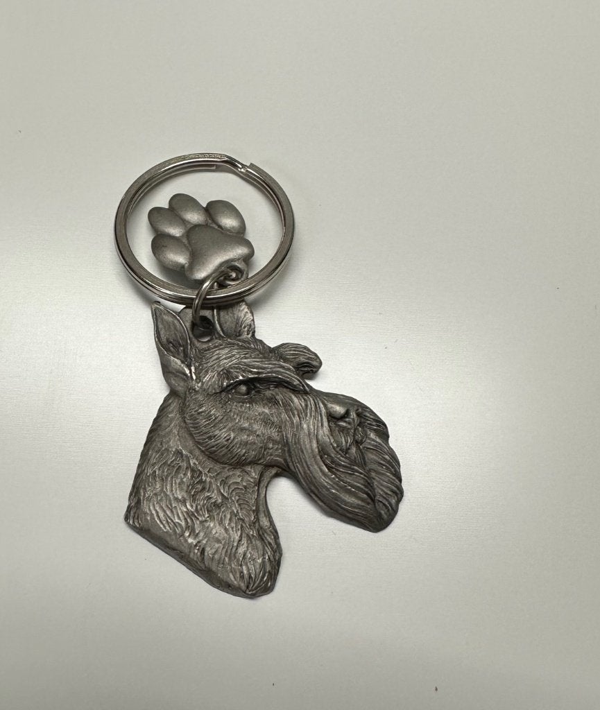 Sleutelhanger Schotse Terrier - tin, Schotse Terrier, Dier of Natuur, Nieuw, Ophalen of Verzenden