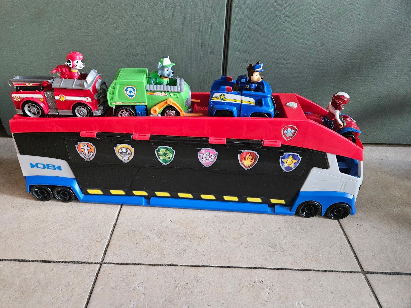 Paw Patrol Patroller met voertuigen en figuren, Ophalen