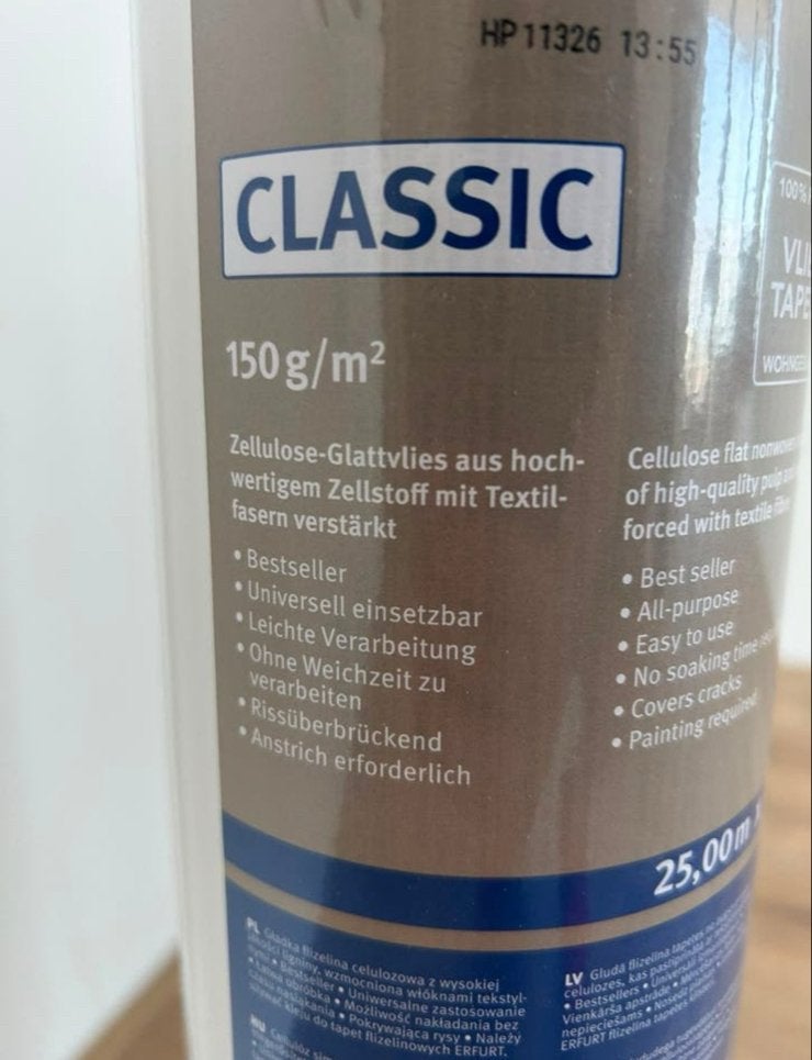 Foto 3 van Erfurt Variovlies Flat Classic renovlies behang