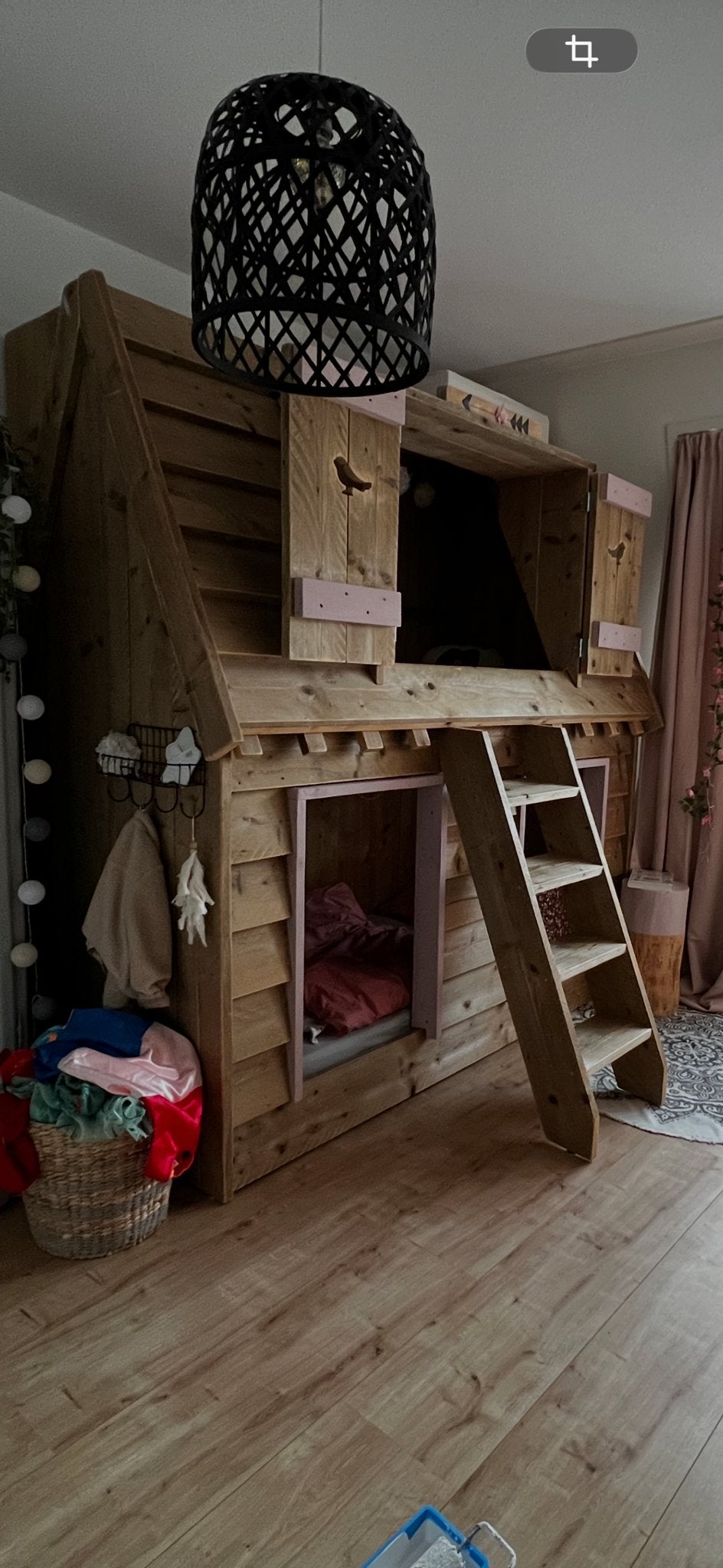 Saartje Prum Kinderbed Droomhuis, 85 tot 100 cm, Gebruikt, Ophalen of Verzenden, Hoogslaper of Stapelbed