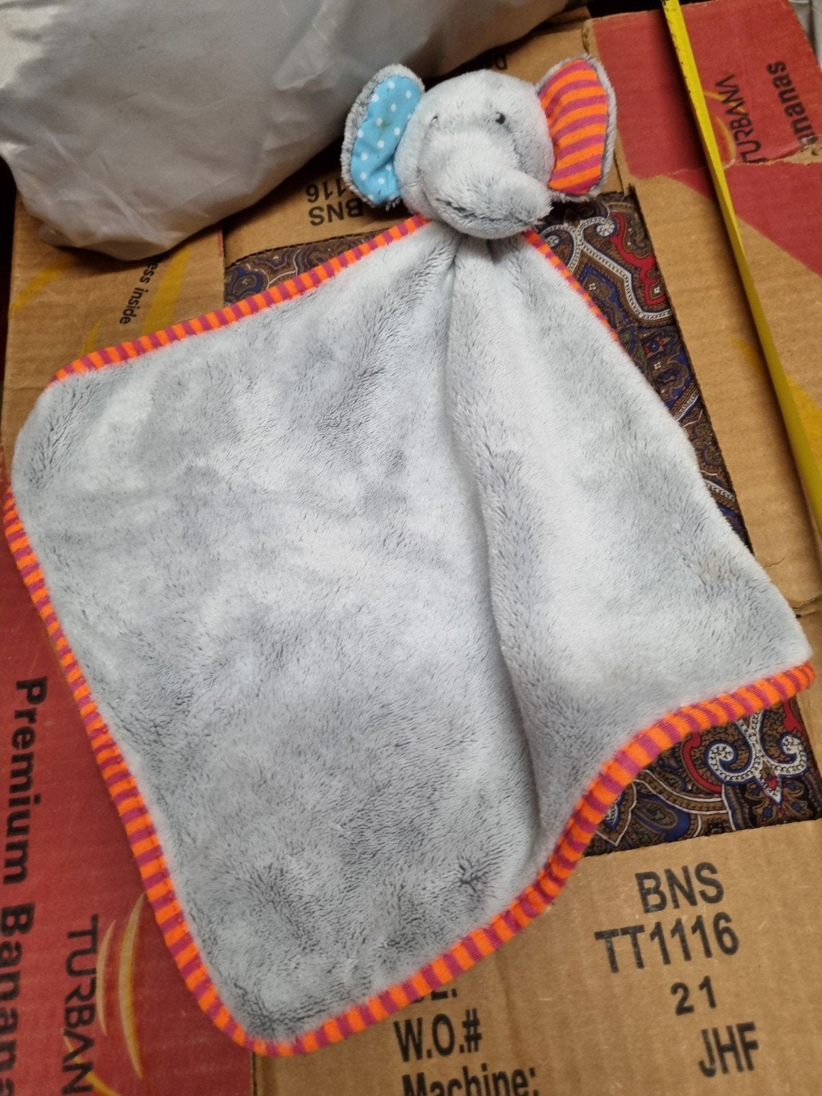 Olifant knuffel doekje action rammelaar nr 21, Ophalen of Verzenden, Nieuw, Olifant