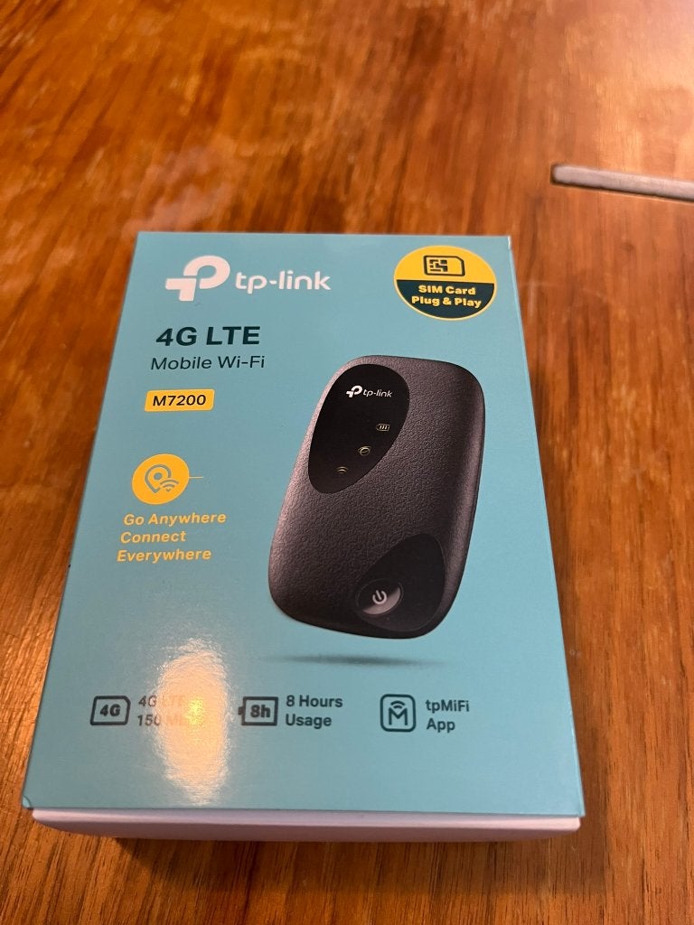 TP link m7200 - Mifi router - 4g hotspot, Ophalen of Verzenden, Zo goed als nieuw, Router met modem, TPLink