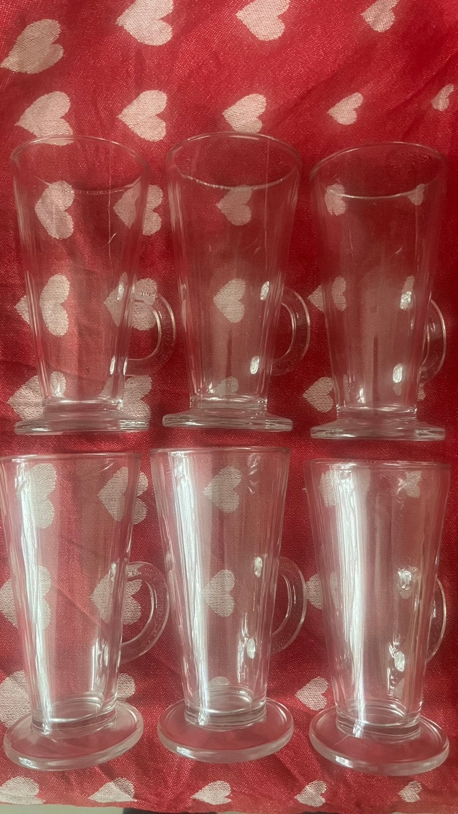 Tk 6 nieuwe latte macchiato koffie glazen, Ophalen, Nieuw, Overige typen