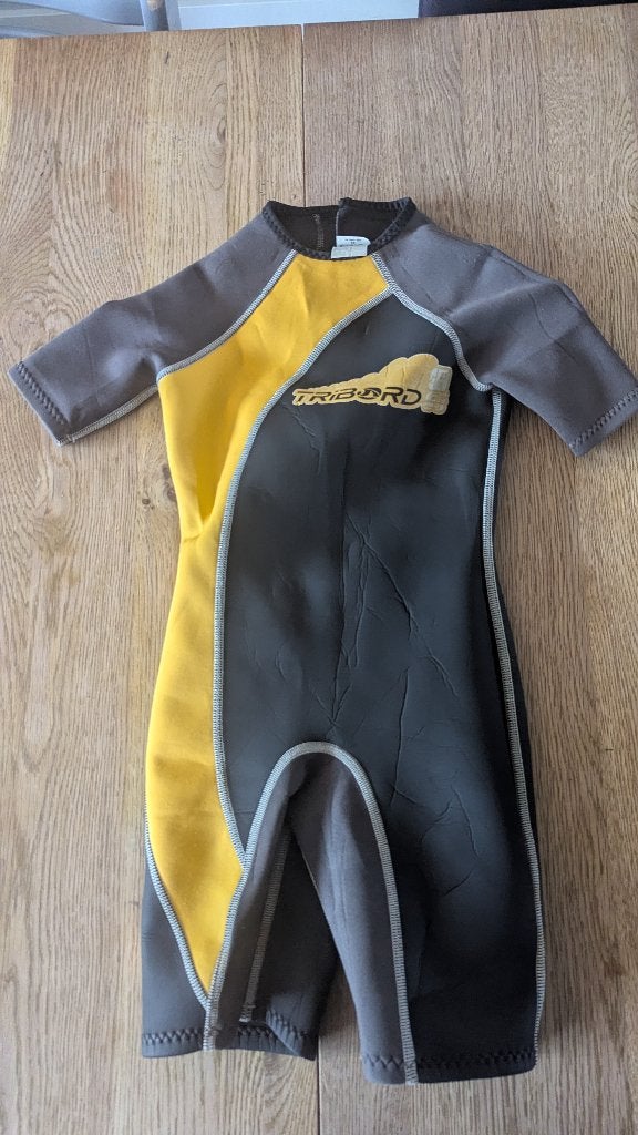 Wetsuit kind 7 jaar-8 jaar, Watersport en Boten, Wetsuit, Gebruikt, Ophalen of Verzenden, Tribord