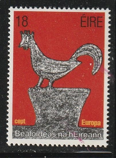Verenigd Europa 1981 - Ierland - Grafsteen Haan op pot, Ophalen, Postfris, Overige thema's
