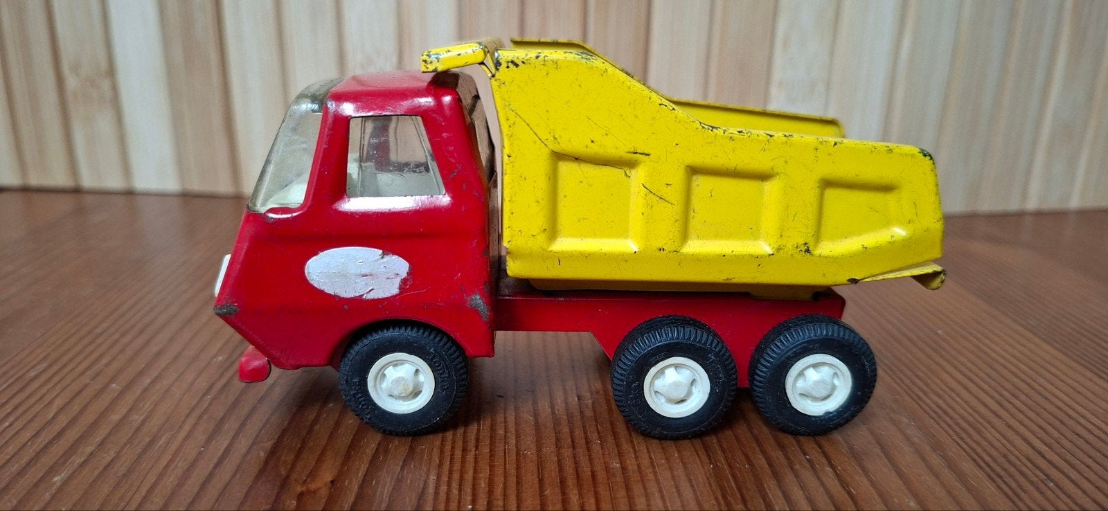 Vintage Tonka kiepwagen, Ophalen of Verzenden, Gebruikt, Bus of Vrachtwagen