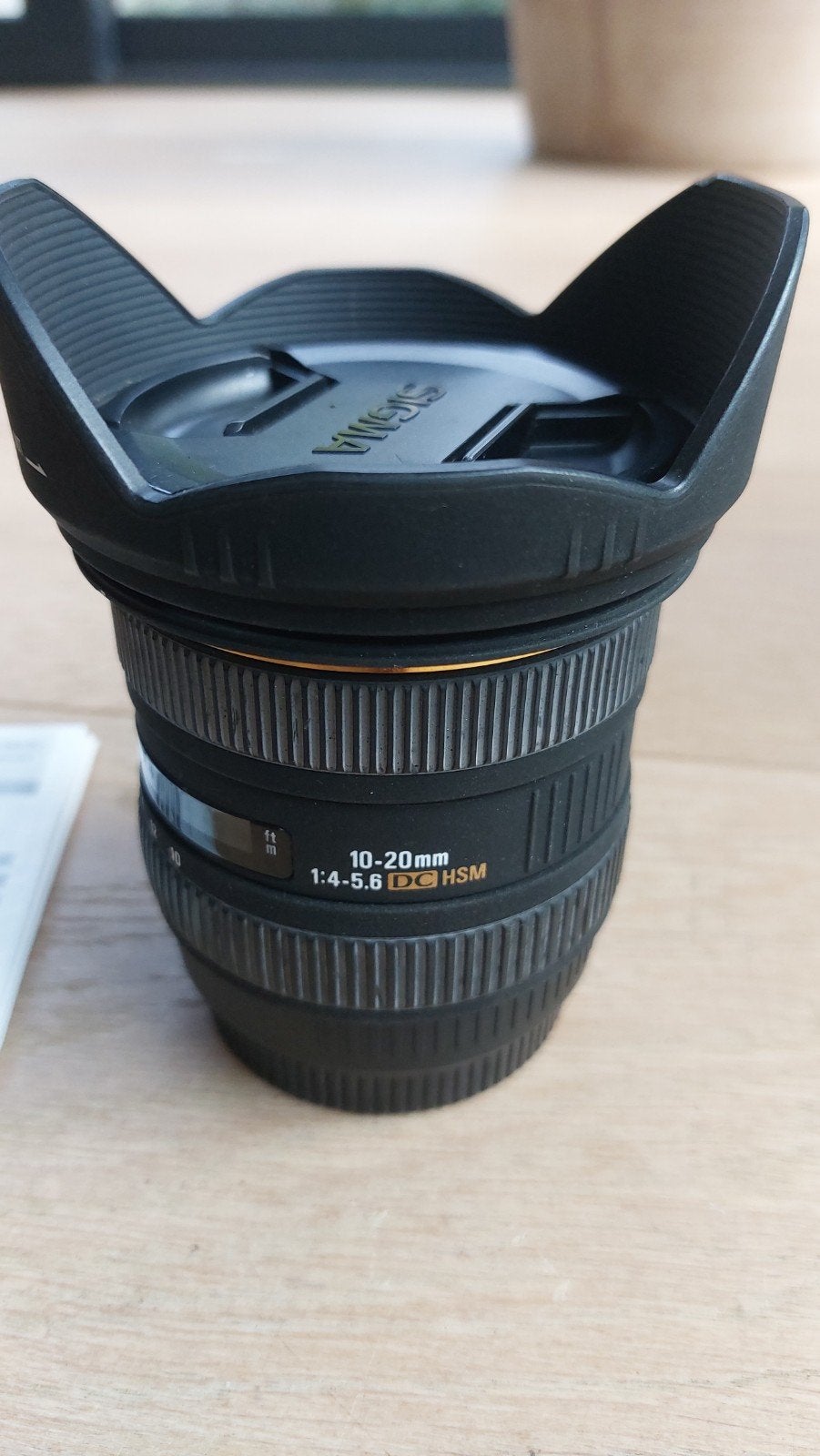Sigma 10-20mm F4-5.6 EX DC HSM voor Canon Groothoeklens, Sigma, Zo goed als nieuw, Zonnekap, Groothoeklens