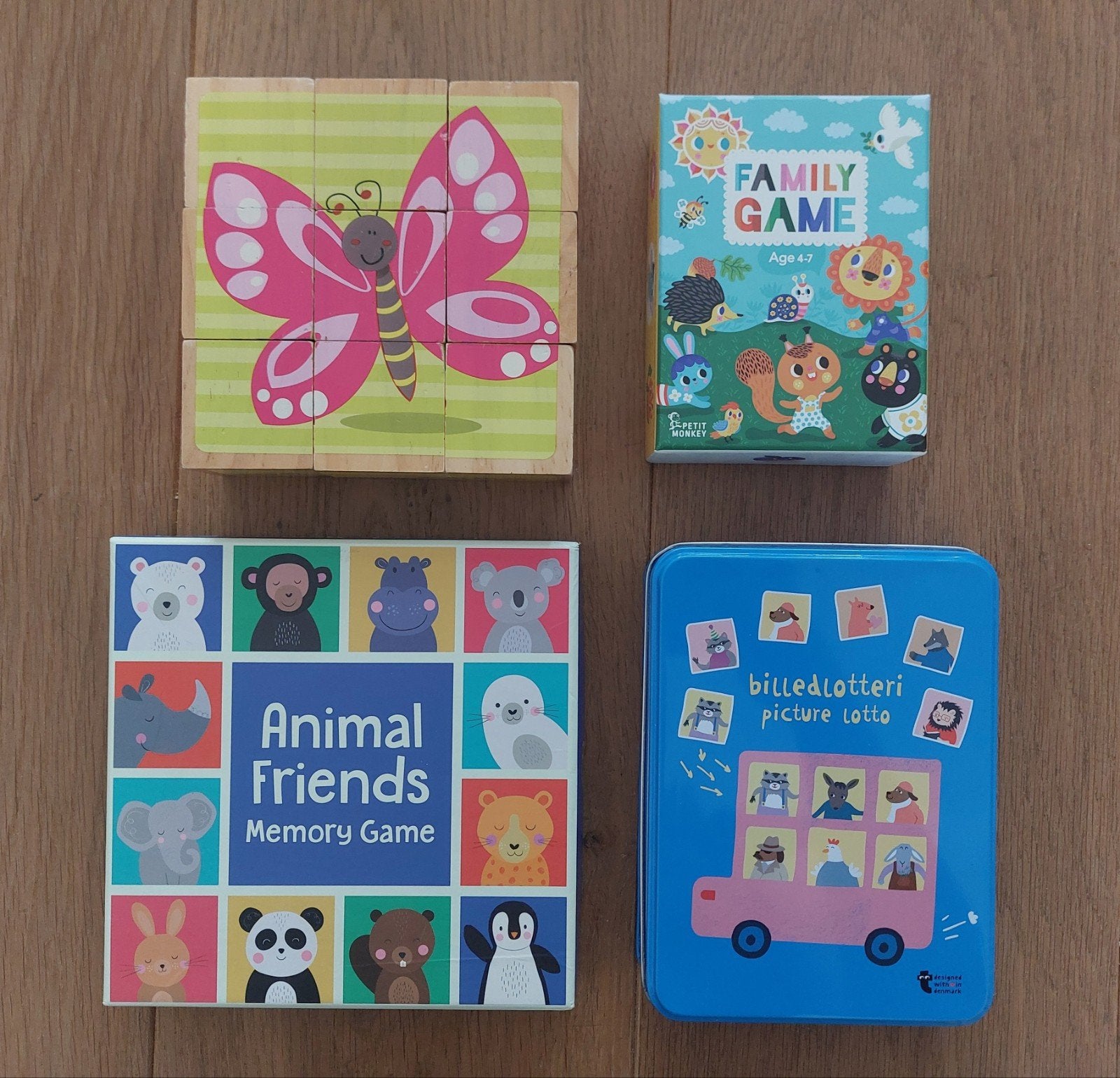 Spellen en puzzel dierenillustraties, Ophalen of Verzenden, Zo goed als nieuw