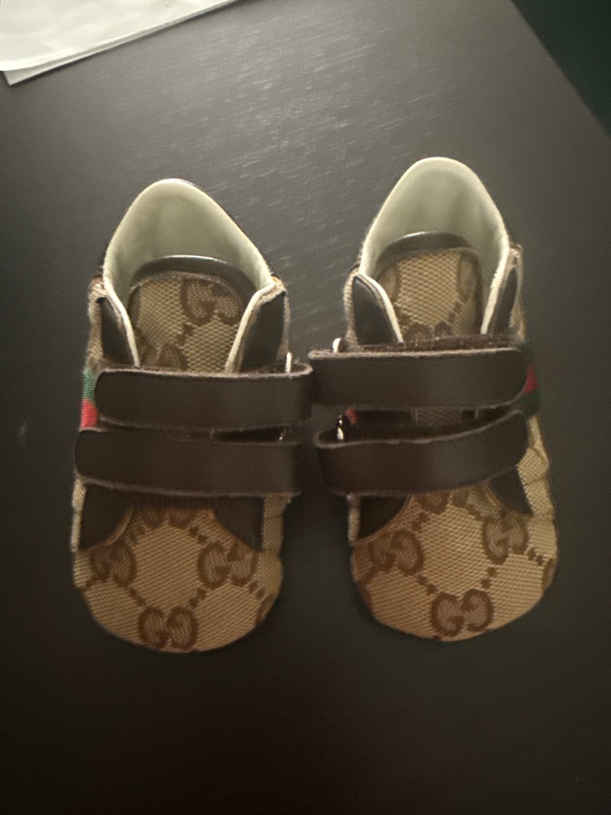 Echte Gucci babyschoentjes maat 17, Ophalen, Gebruikt, Jongetje of Meisje, Schoentjes