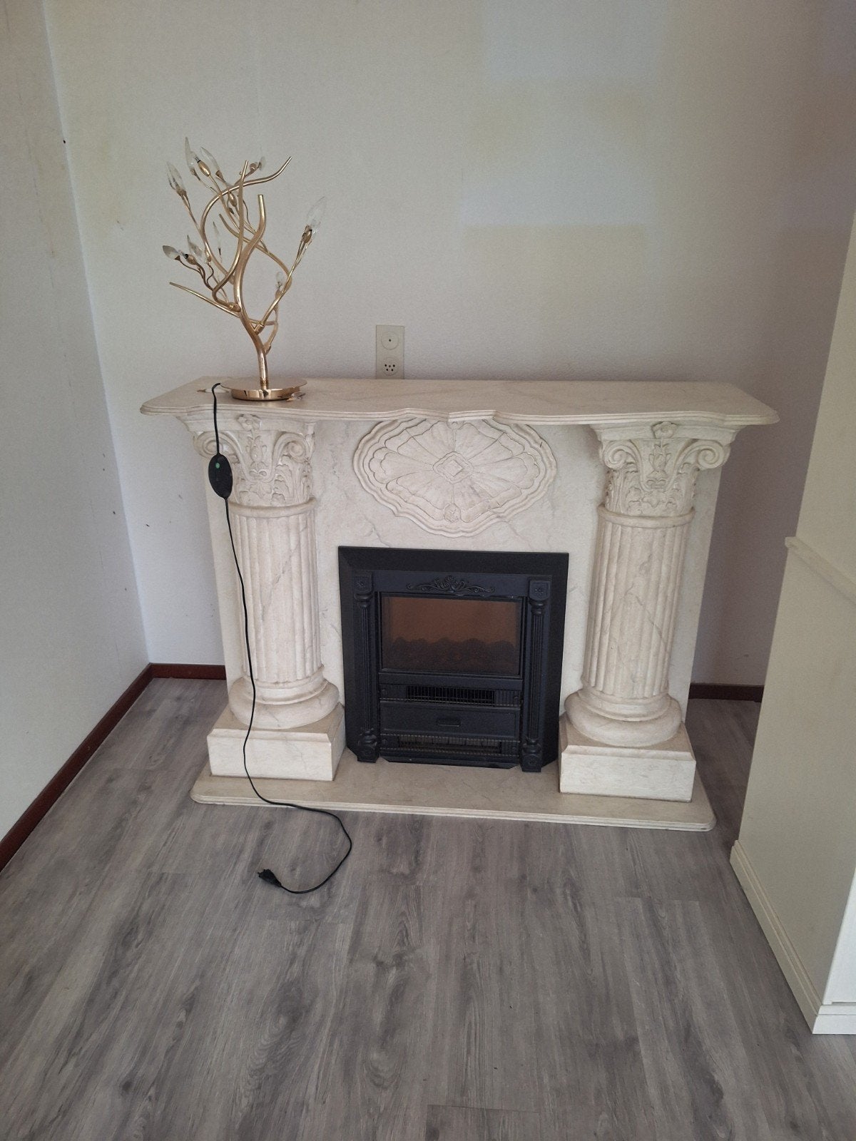 Grote MDF Sfeerhaard met Klassieke Uitstraling, Huis en Inrichting, Ophalen, Hout, Gebruikt, Klassiek