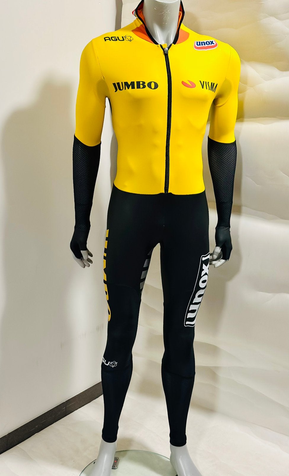 Schaatskleding schaatspak snelpak speedsuit M rubber Agu, Ophalen of Verzenden, Zo goed als nieuw