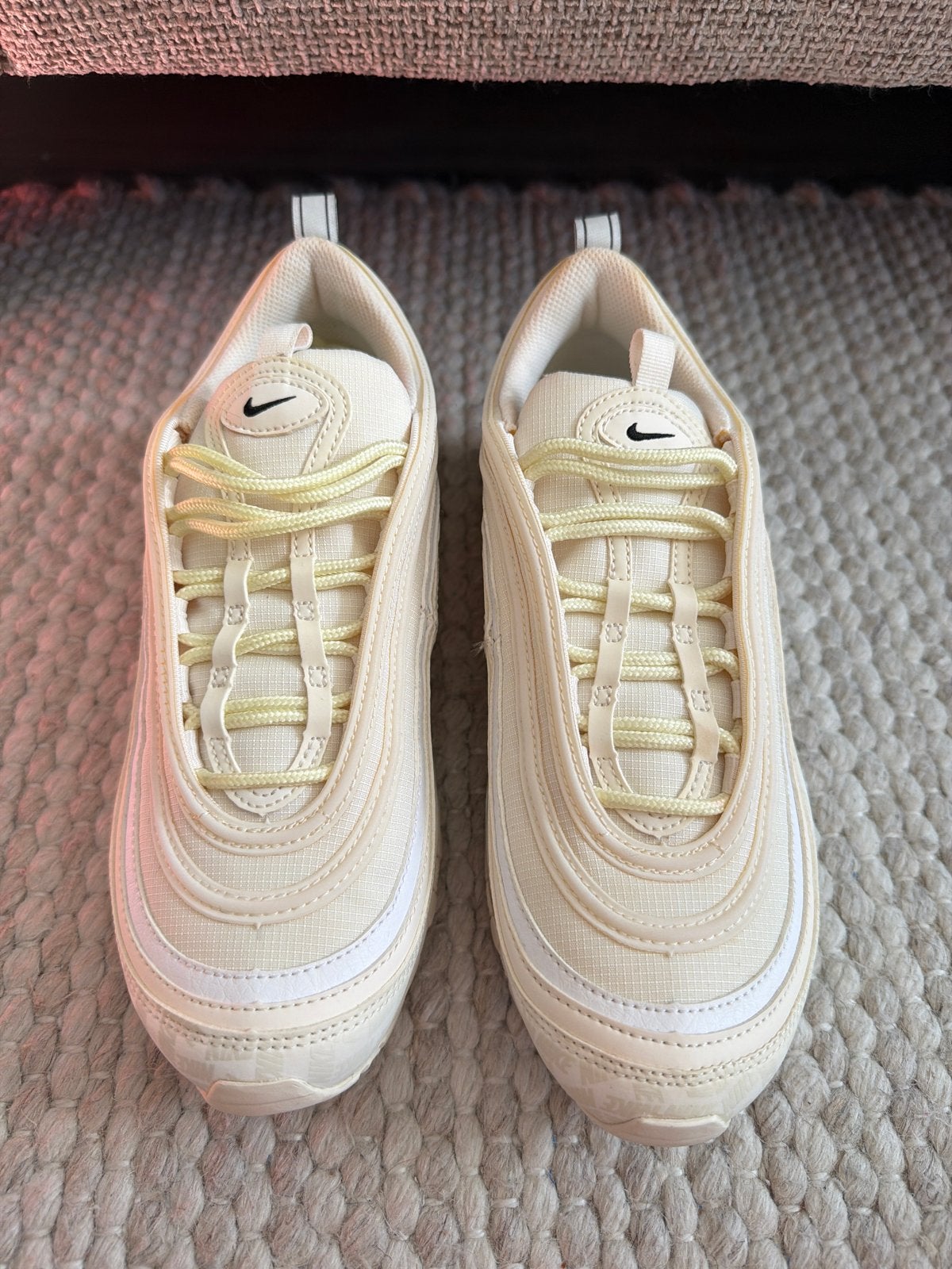 Nike Air Max 97 (reflected logo cream) - EU39/US6.5, Ophalen of Verzenden, Nieuw, Beige, Sneakers of Gympen