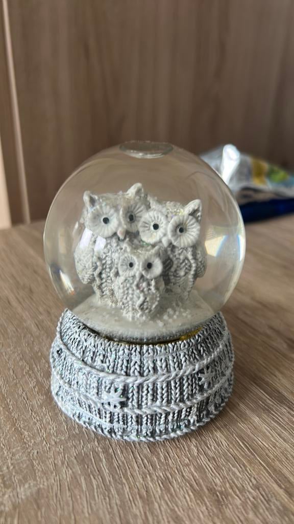 Uilen sneeuwbol, Verzamelen, Beelden en Beeldjes, Ophalen of Verzenden, Zo goed als nieuw, Dier