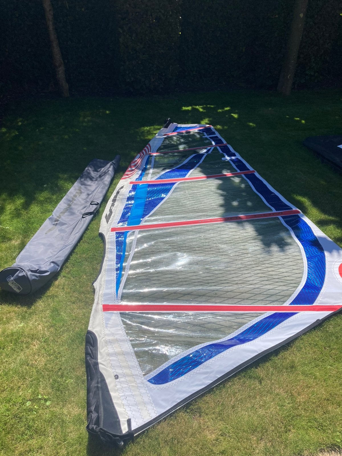 Surfzeil 4.7 merk Reflex, Watersport en Boten, Windsurfen, Ophalen of Verzenden, Zo goed als nieuw, Zeil