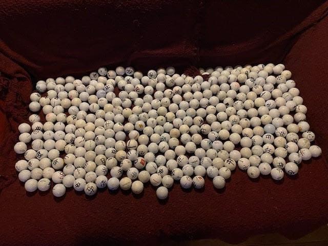 Golfballen gebruikt - diverse merken, Ophalen, Gebruikt, Bal(len)
