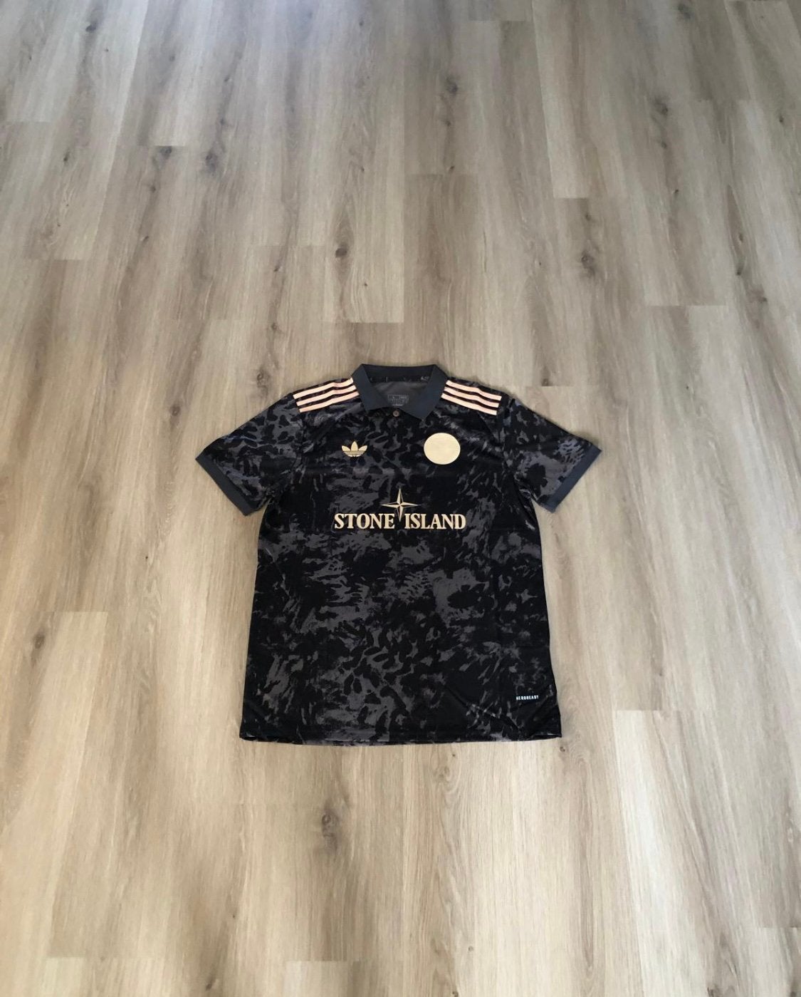 Ajax polo met Stone Isl, Maat M, Verzenden, Nieuw, Shirt