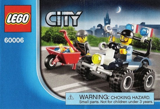 Lego | City | Politie quad | 60006, Lego, Lego, Ophalen of Verzenden, Ole Kirks Plads 1, 7190 Billund, Denmark