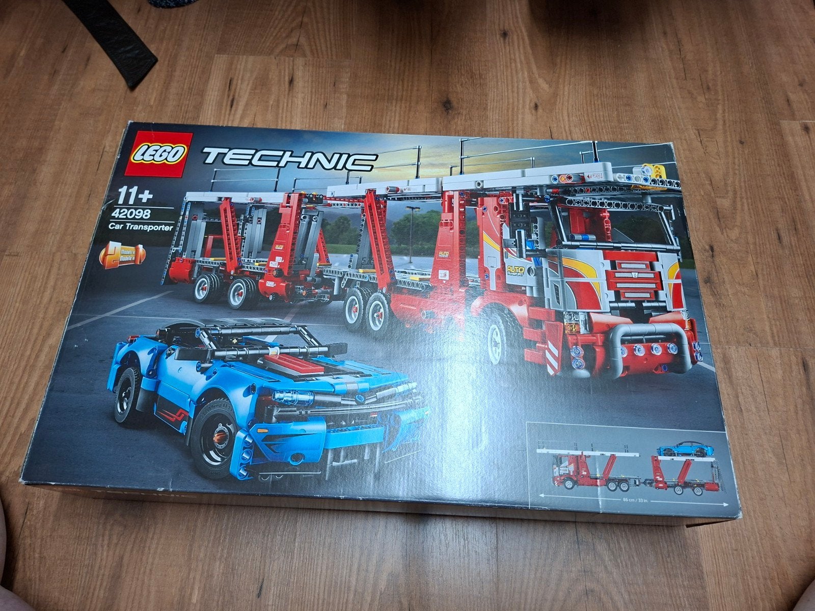 LEGO Technic 42098 Autotransporter met auto, Ophalen of Verzenden, Zo goed als nieuw, Overige merken