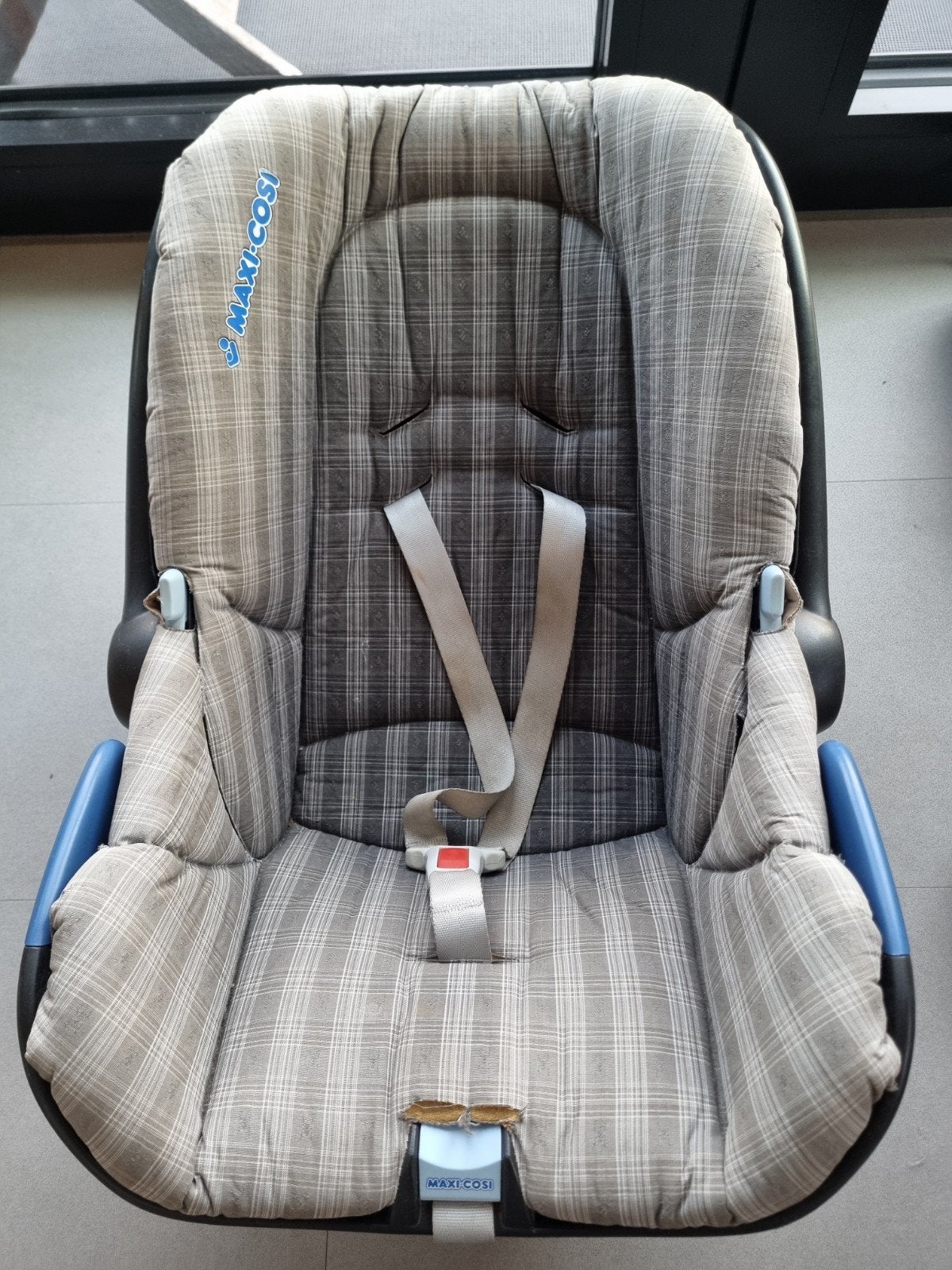Maxi Cosi Citi met inzetstuk en voetenzak, Ophalen, 0 t/m 13 kg, Maxi-Cosi, Gebruikt