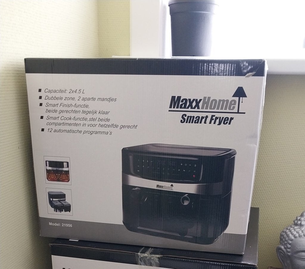 Dubbele Airfryer XXL 9L .