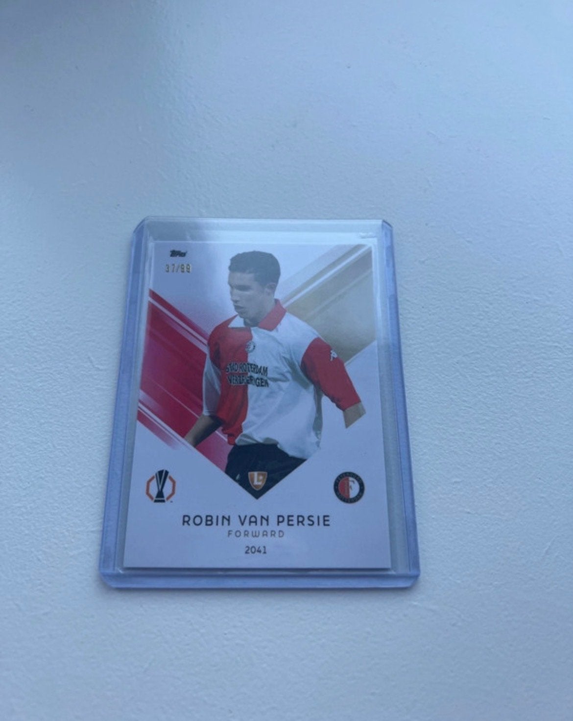 Robin van Persie Topps Total Football Spelerskaart Feyenoord, Ophalen of Verzenden, Zo goed als nieuw, Feyenoord, Spelerskaart