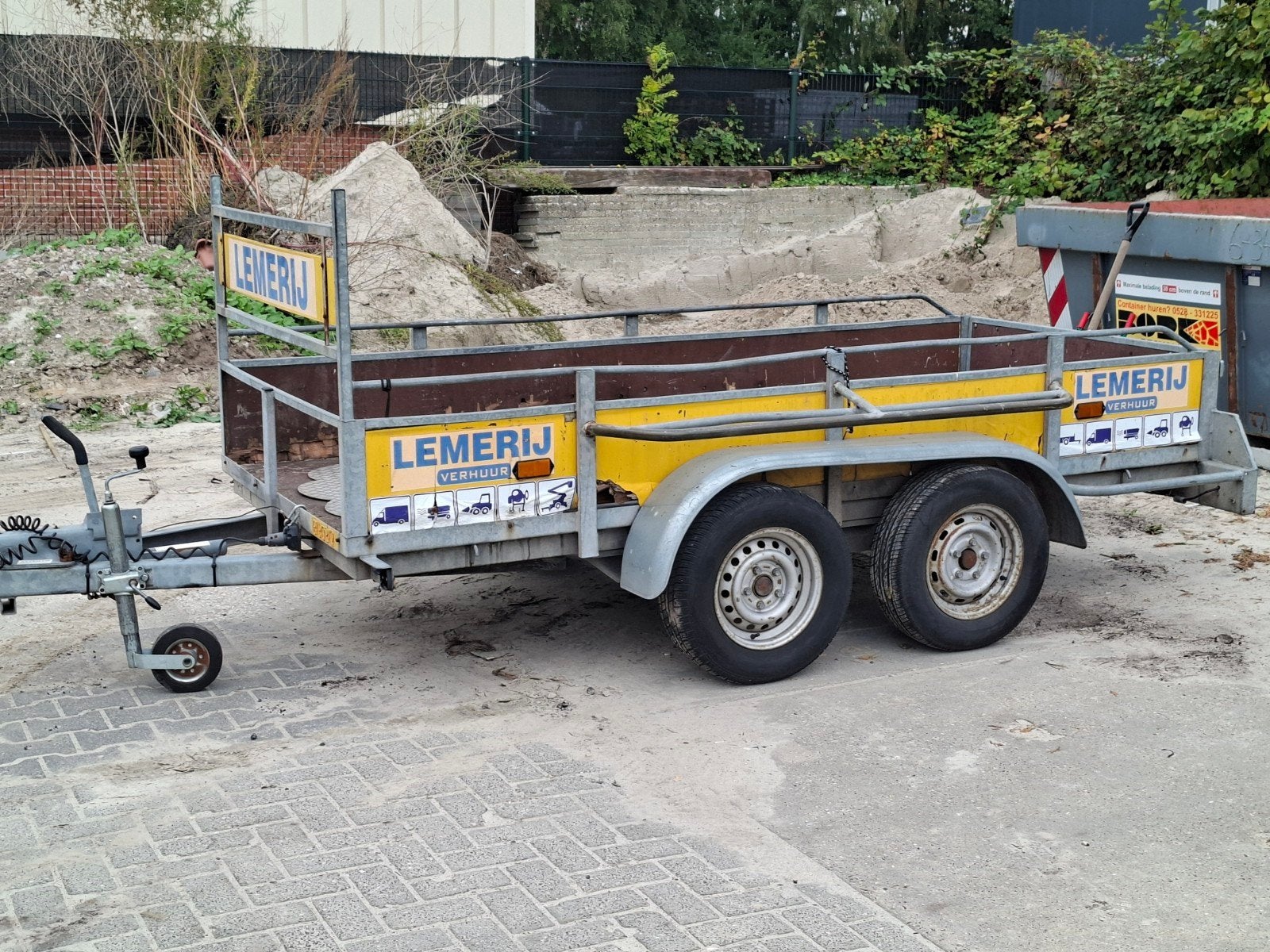 solide C2000 MR met rijplaten, Ophalen