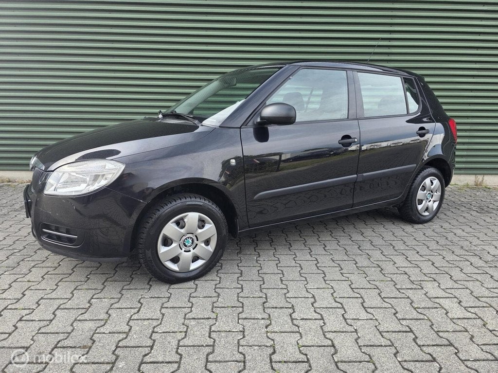 Skoda Fabia 1.2 Plus|Airco|5-Deurs|Nieuwe Apk|, Voorwielaandrijving, Stof, Gebruikt, Zwart
