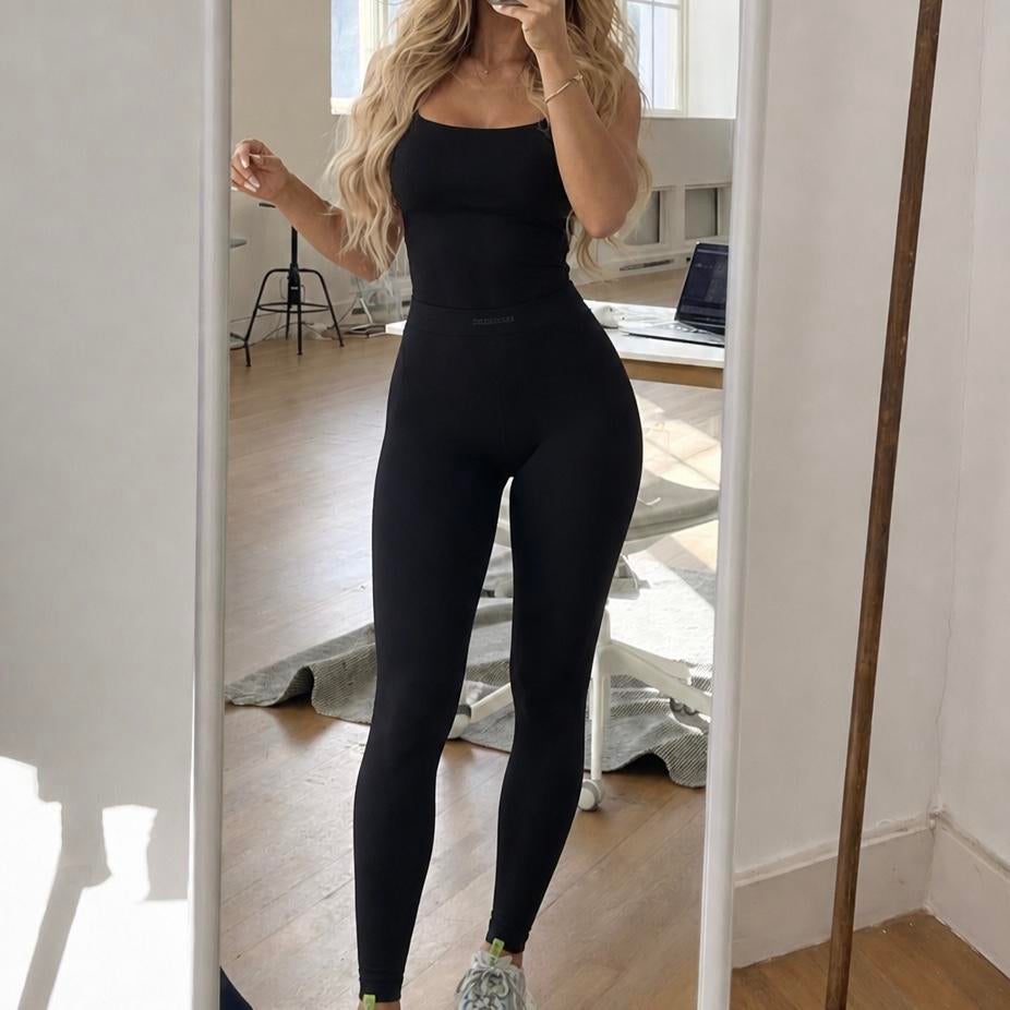 Reinders Seamless Legging True Black, Verzenden, Zwart, Maat 36 (S), Fitness of Aerobics