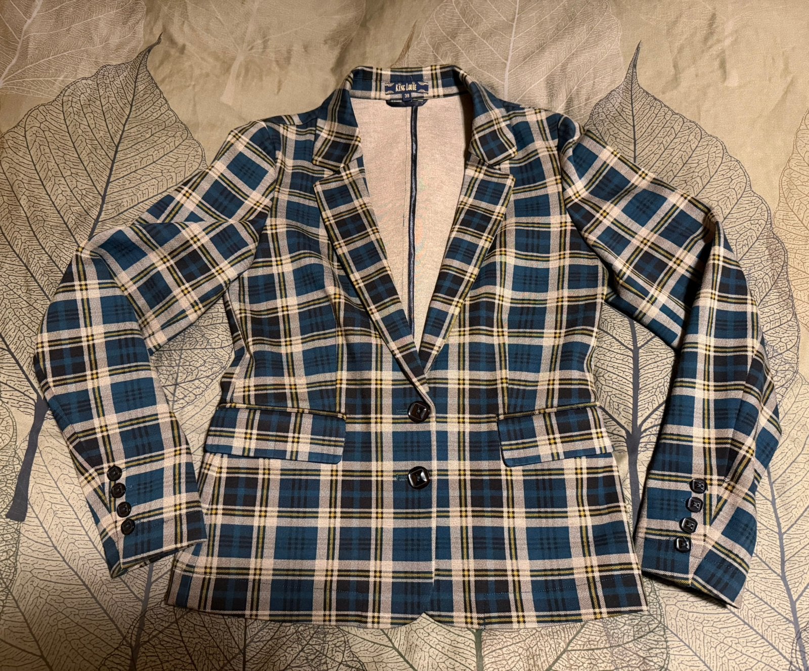 King Louie blazer maat 38, Kleding | Dames, Maat 38/40 (M), Meerkleurig, Nieuw, Ophalen of Verzenden