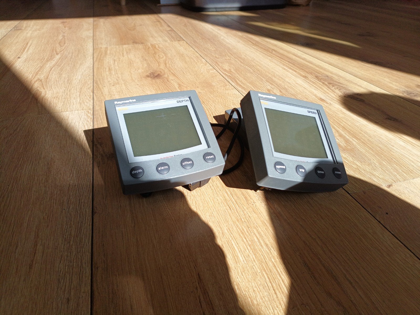 Raymarine ST60 Speed & Depth Display Set, Ophalen of Verzenden, Zo goed als nieuw, Kaartplotter of Fish Finder