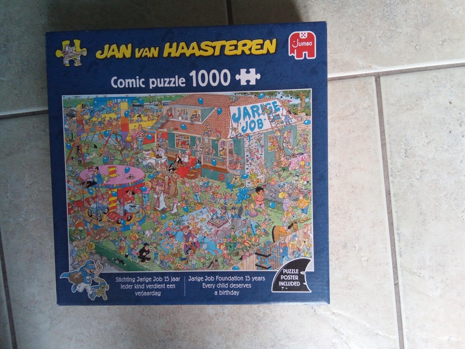 Jan van Haasteren, Ophalen, 500 t/m 1500 stukjes, Zo goed als nieuw