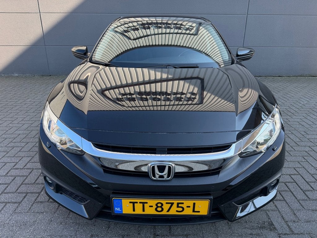 Honda Civic 1.5 i-VTEC Elegance182PK*1eEigenaar*Automaat*Cam, Euro 6, 4 cilinders, Zwart, Origineel Nederlands