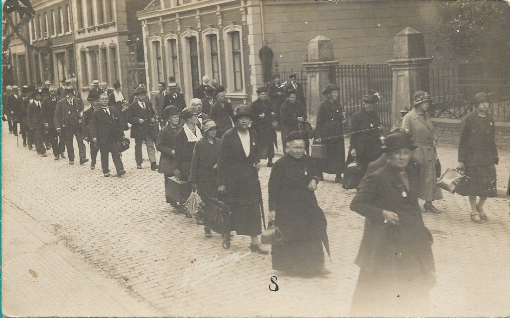 Duitsland ca 1910 Kevelaer ,bedevaart met mensen,fotokaart, Verzamelen, Verzenden, Voor 1920, Ongelopen, Duitsland