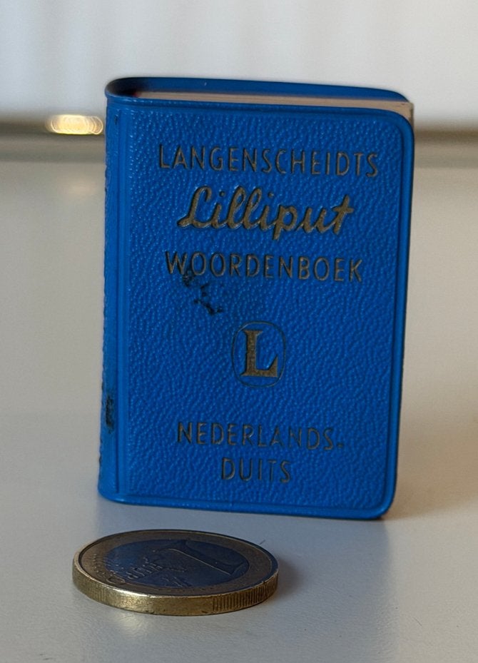 Langenscheidts Lilliput Woordenboek Nederlands-Duits, Ophalen of Verzenden, Zo goed als nieuw, Overige uitgevers, Nederlands