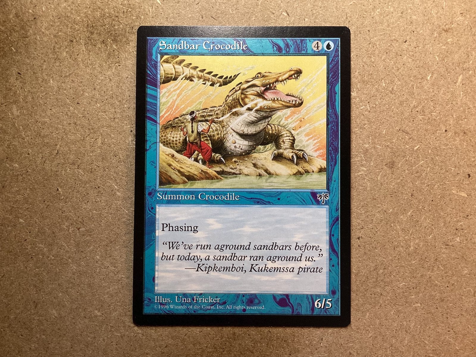 1x Sandbar Crocodile (Excellent), Ophalen of Verzenden, Zo goed als nieuw, Losse kaart
