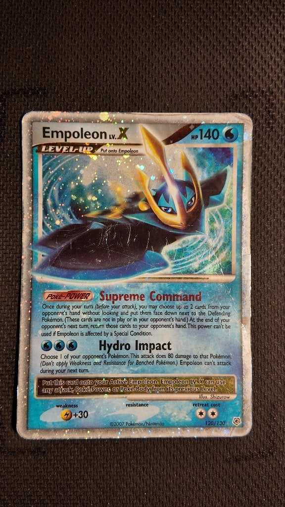 Empoleon LV.X 120 Diamond & Pearl | Pokemon kaart, Ophalen, Zo goed als nieuw, Losse kaart, Foil