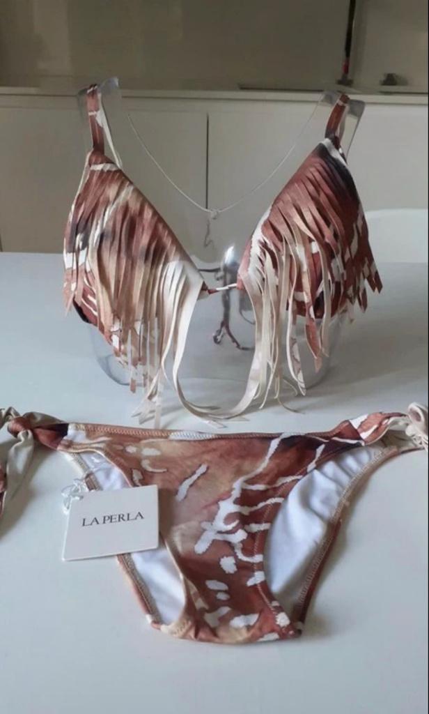 Nieuw - La Perla sexy bikini sauvage - maat IT46 (maat M), La Perla, Bruin, Nieuw, Ophalen of Verzenden