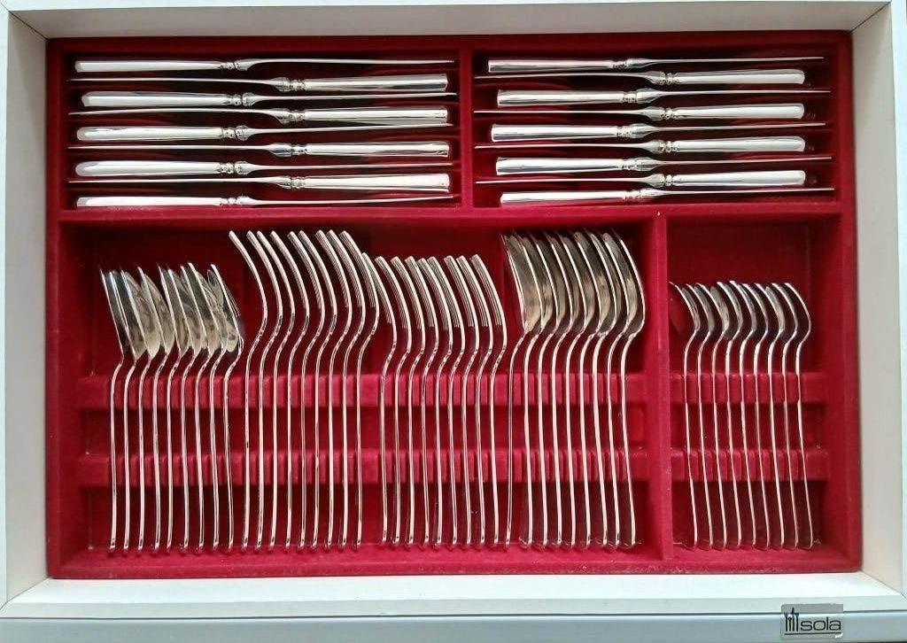 Foto 4 van EXCLUSIEF BEZIT! Verzilverd SOLA-100 Nieuwstaat 150-delig