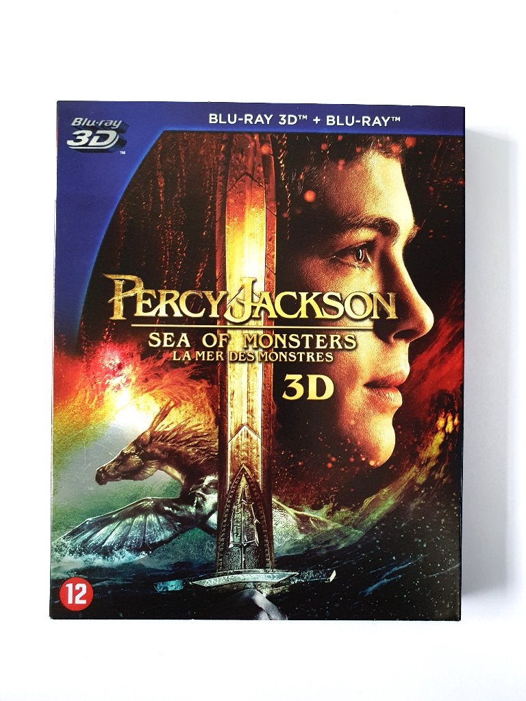 Percy Jackson - Sea Of Monsters 3D + 2D (2 disc), Ophalen of Verzenden, Zo goed als nieuw, Science Fiction en Fantasy