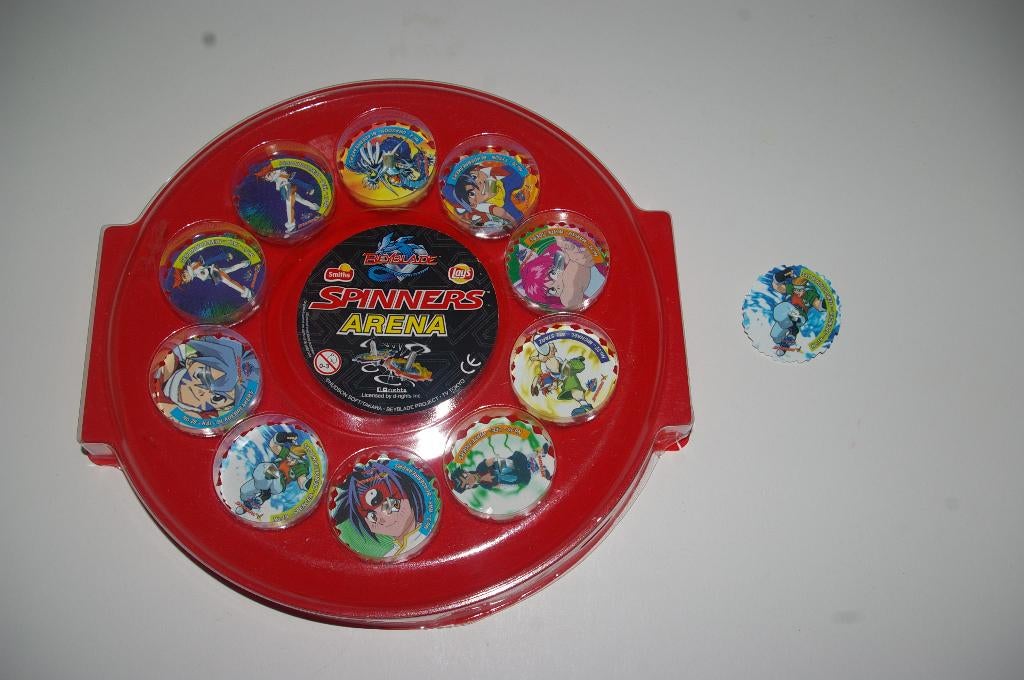 Spinners arena Beyblade Smiths / Lays, Overige supermarkten, Ophalen of Verzenden