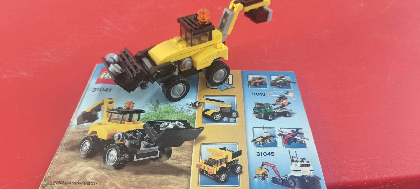 LEGO Creator 31041 Bulldozer/Graafmachine 3-in-1, Ophalen