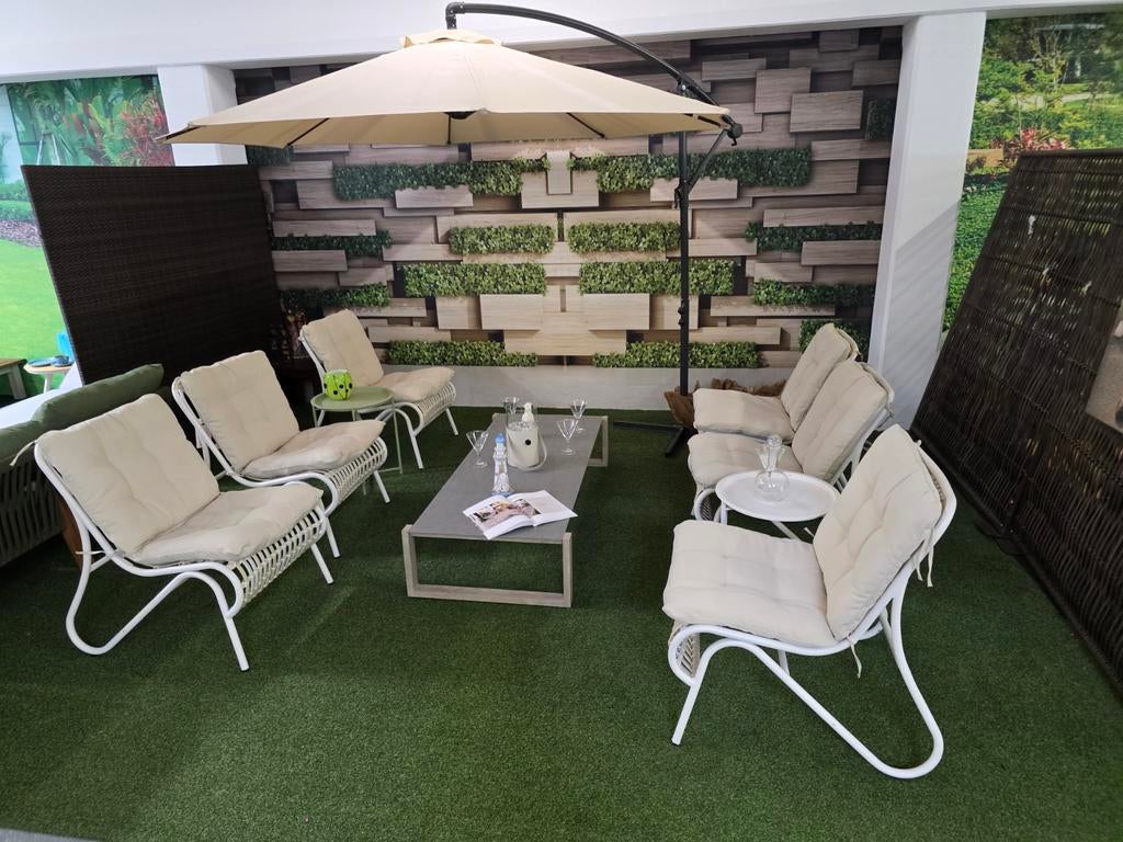 Belardo "Relax" tuinstoelen strandstoelen beige, Ophalen of Verzenden, Nieuw