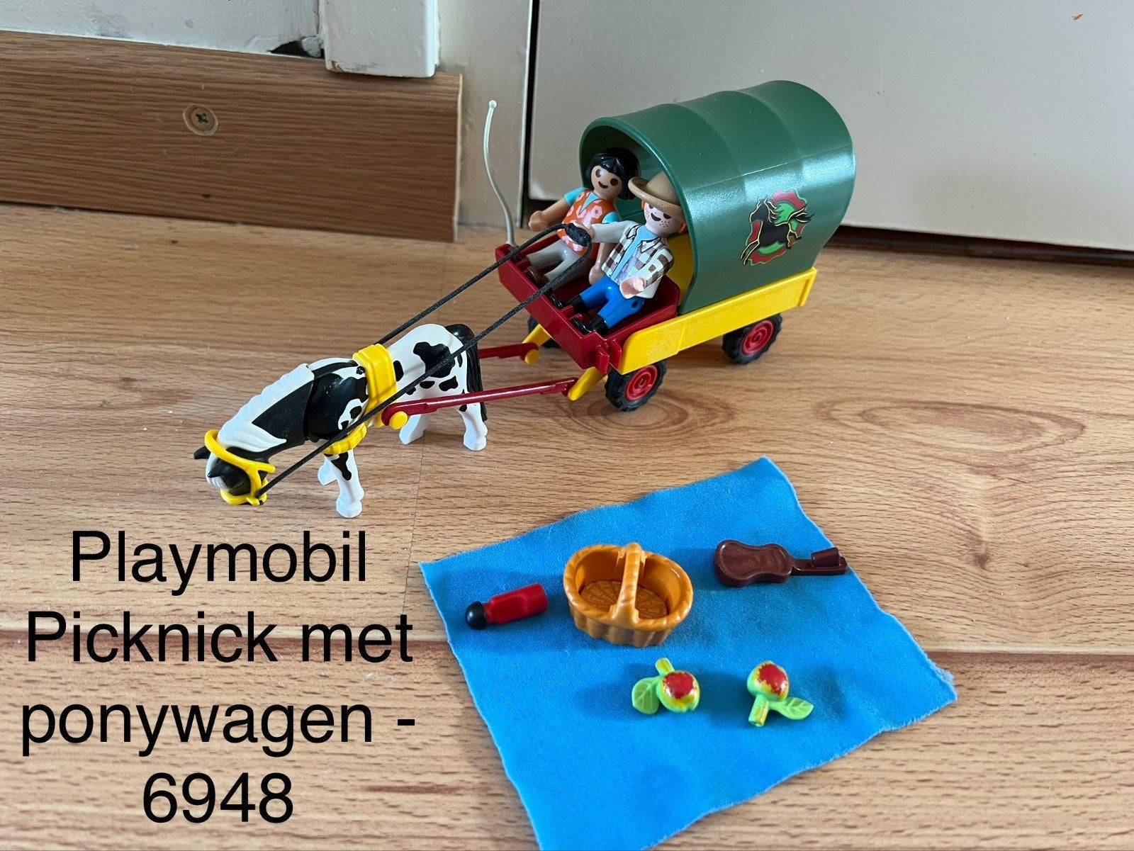 Playmobil 6948 picknick met ponywagen, Ophalen of Verzenden, Zo goed als nieuw