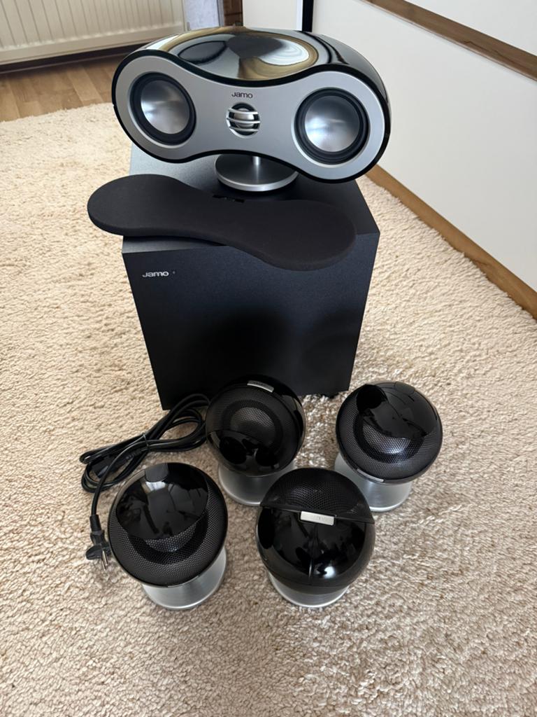 Jamo S35 5.1 surround set, Ophalen, Gebruikt, Complete surroundset, 120 watt of meer
