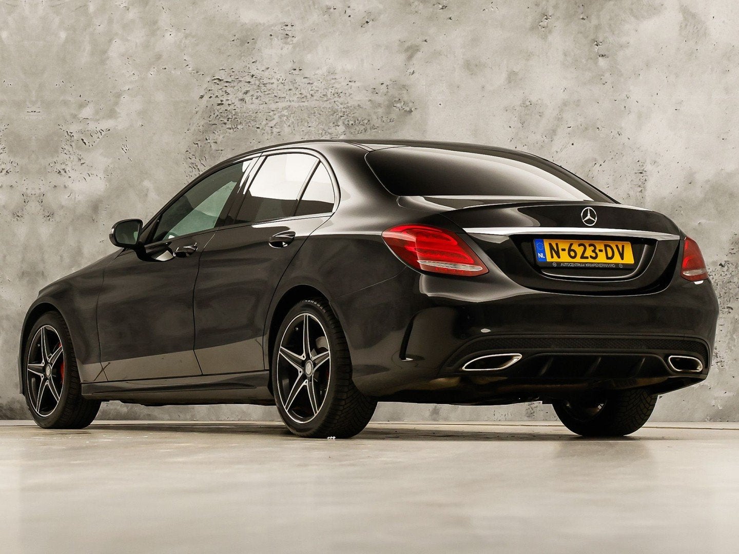 Mercedes-Benz C-Klasse 250 AMG Sport 211Pk Automaat (NAVIGAT, Auto's, Automaat, 12 maanden, 4 cilinders, Zwart