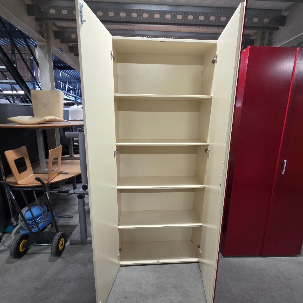 2x grote houten kast opbergkast afm 235x93x35 cm, Ophalen, Gebruikt, 200 cm of meer, 50 tot 100 cm